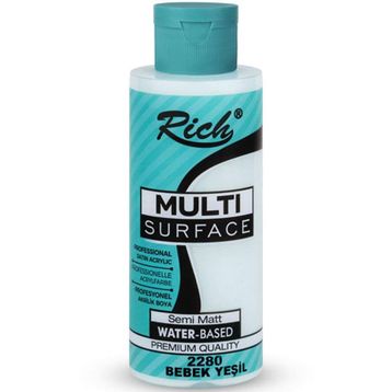 Rich 2280 Bebek Yeşil 120 cc Multi Surface Akrilik Boya