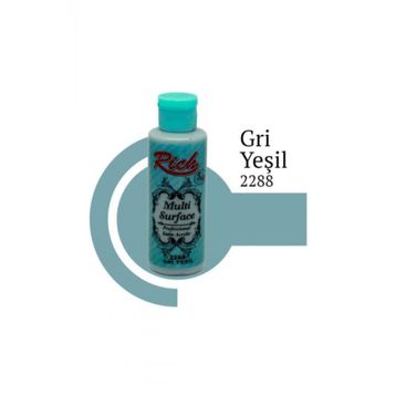 Rich 2288 Gri Yeşil cc Multi Surface Akrilik Boya