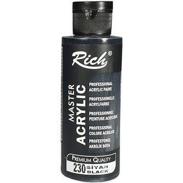 Rich 230 Siyah 130 cc Akrilik Boya