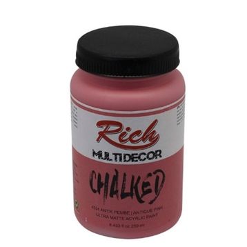 Rich 250 cc Antik Pembe Multi Decor Chalked Hobi Boyası