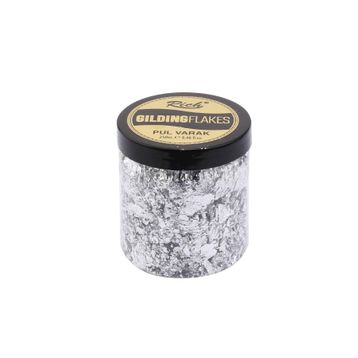 Rich 250 cc Gümüş Gilding Flakes Pul Varak
