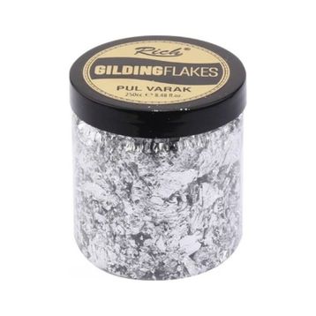 Rich 250 cc Gümüş Gilding Flakes Pul Varak