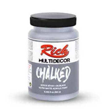 Rich 250 cc Siyah Multi Decor Chalked Hobi Boyası