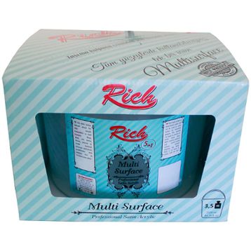 Rich 2500 cc 3,5kg Beyaz Akrilik Boya