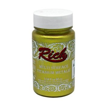 Rich 2520 90 ml Altın Metalik Akrilik Boya