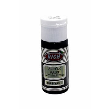 Rich 30cc Siyah Akrilik Boya