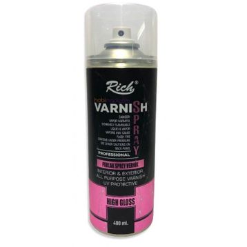 Rich 400 ml High Gloss Parlak Sprey Vernik