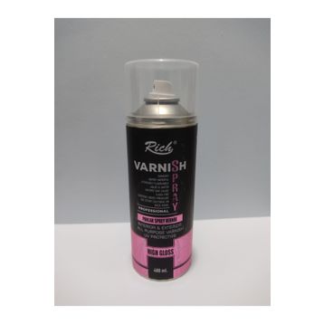 Rich 400 ml High Gloss Parlak Sprey Vernik