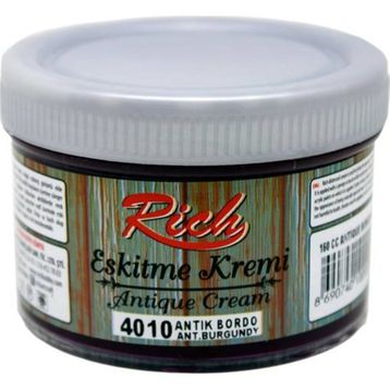 Rich 4010 Antique Cream Antik Bordo 150 cc Eskitme Kremi