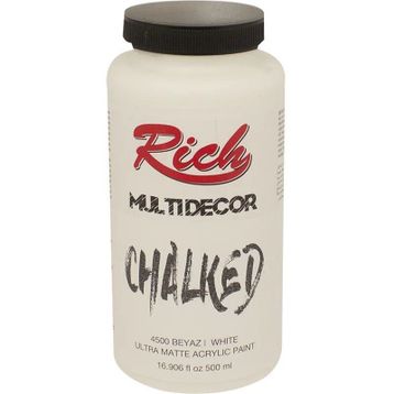 Rich 4500 Beyaz 500 ml Multi Decor Chalked Akrilik Boya