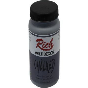 Rich 4576 İs Siyah 250 ml Multi Decor Chalked Akrilik Boya