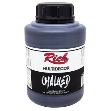 Rich 4580 Siyah 1750 gr Akrilik Boya