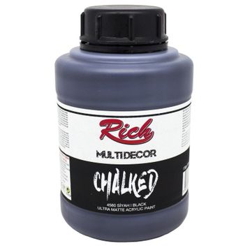 Rich 4580 Siyah 1750 ml Akrilik Boya