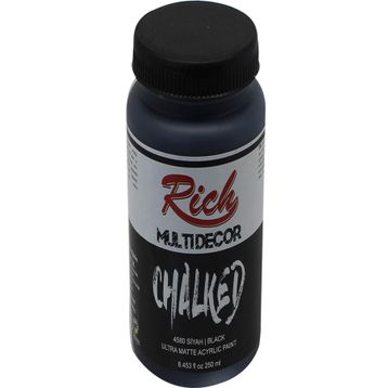 Rich 4580 Siyah Multi Decor Chalked 250 cc Akrilik Boya