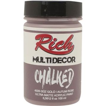 Rich 4586 Kahverengi 100 ml Multi Decor Chalked Akrilik Boya