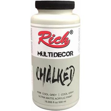Rich 4598 Cool Grey 500 ml Multi Decor Chalked Akrilik Boya