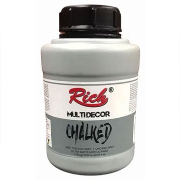 Rich 4602 Chicago Grey 1750 cc Multi Decor Chalked Akrilik Boya