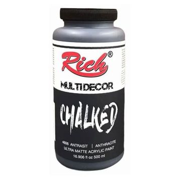 Rich 4606 Antrasit 3'lü Multi Decor Chalked Boya 500 cc
