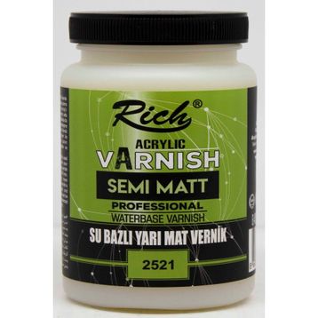 Rich 500 cc Su Bazlı Yarı Mat Vernik