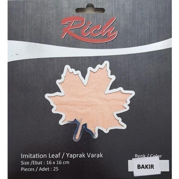 Rich 5695721 25'li Bakır Yaprak Varak