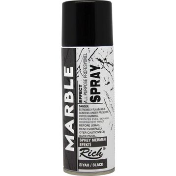Rich 5745740 200 ml Siyah Marble Effect Sprey Mermer Efekti