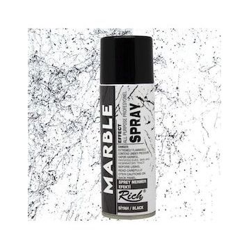 Rich 5745740 200 ml Siyah Marble Effect Sprey Mermer Efekti