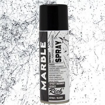 Rich 5745740 200 ml Siyah Marble Effect Sprey Mermer Efekti
