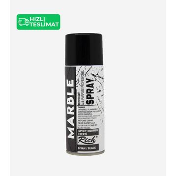 Rich 5745740 200 ml Siyah Marble Effect Sprey Mermer Efekti