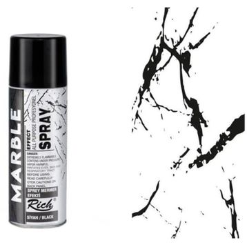 Rich 5745740 200 ml Siyah Marble Effect Sprey Mermer Efekti