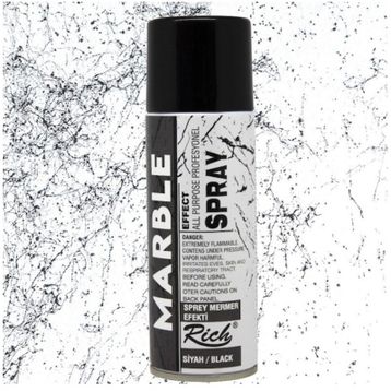 Rich 5745740 200 ml Siyah Marble Effect Sprey Mermer Efekti