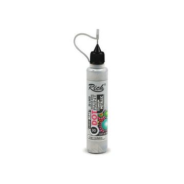 Rich 5795181 3D Dot Paint Metalik Likit 40 cc 12081 Gümüş Boncuk Boya
