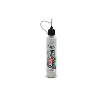 Rich 5795181 3D Dot Paint Metalik Likit 40 cc 12081 Gümüş Boncuk Boya