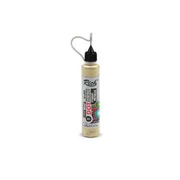 Rich 5795185 3D Dot Paint Metalik Likit 40 cc 12080 Soft Altın Boncuk Boya
