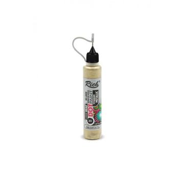 Rich 5795185 3D Dot Paint Metalik Likit 40 cc 12080 Soft Altın Boncuk Boya