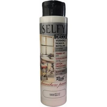 Rich 5800 Selfy Decor 500 cc Beyaz Vernikli Boya