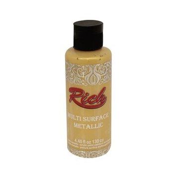 Rich 6504 Altın Multi Surface Metalik Her Yüzey İçin 120 ml Akrilik Boya
