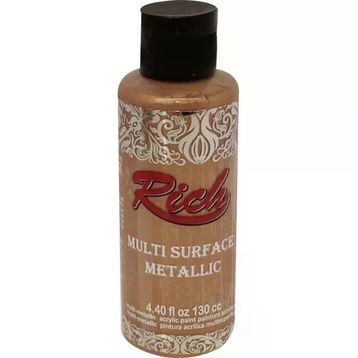 Rich 6524 Bronz Multi Surface Metalik Her Yüzey İçin 120 ml Akrilik Boya