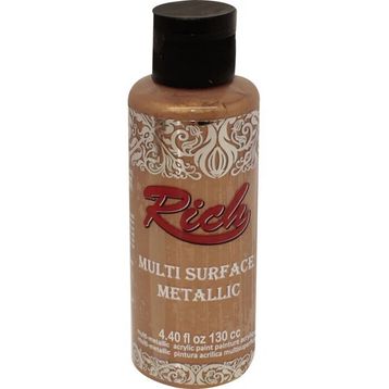 Rich 6524 Bronz Multi Surface Metalik Her Yüzey İçin 120 ml Akrilik Boya
