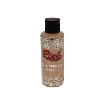 Rich 6530 Pudra Pembe Multi Surface Metalik Her Yüzey İçin 120 ml Akrilik Boya