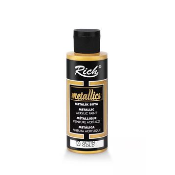 Rich 720 Metalik 120 ml Altın Akrilik Boya