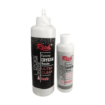 Rich 750 Cc Şeffaf Kristal Reçine