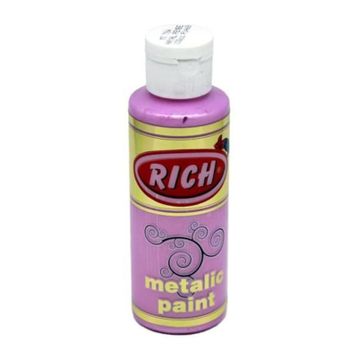 Rich 784 Hayal Pembe Metalik Akrilik Boya 120 ml