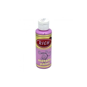 Rich 784 Hayal Pembe Metalik Akrilik Boya 120 ml
