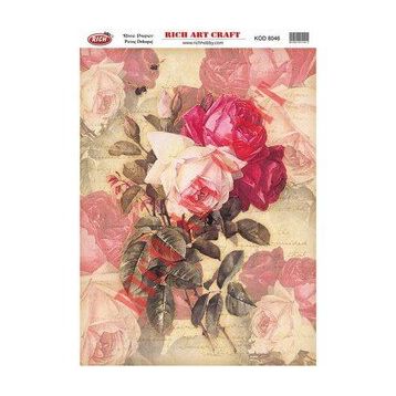 Rich 8046 Pirinç A3 Dekupaj Kağıdı