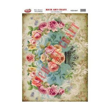 Rich 8047 Pirinç A3 Dekupaj Kağıdı
