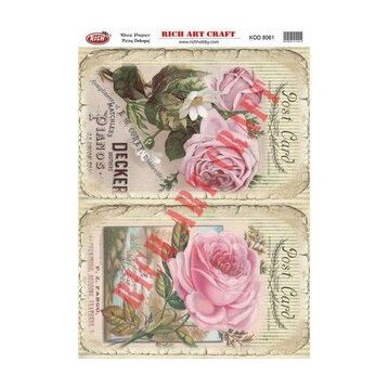 Rich 8061 Pirinç A3 Dekupaj Kağıdı