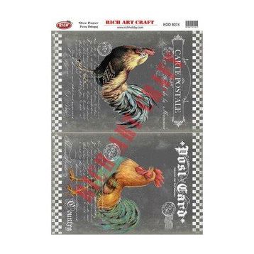 Rich 8074 Pirinç A3 Dekupaj Kağıdı