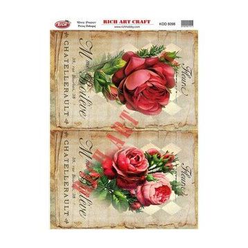 Rich 8098 Pirinç A3 Dekupaj Kağıdı