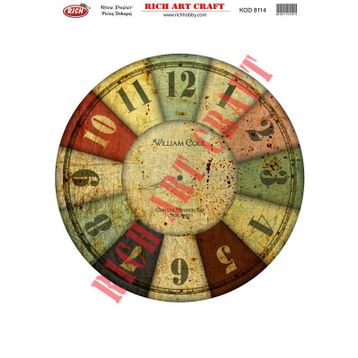 Rich 8114 Pirinç A3 Dekupaj Kağıdı