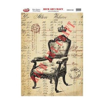 Rich 8120 Pirinç A3 Dekupaj Kağıdı